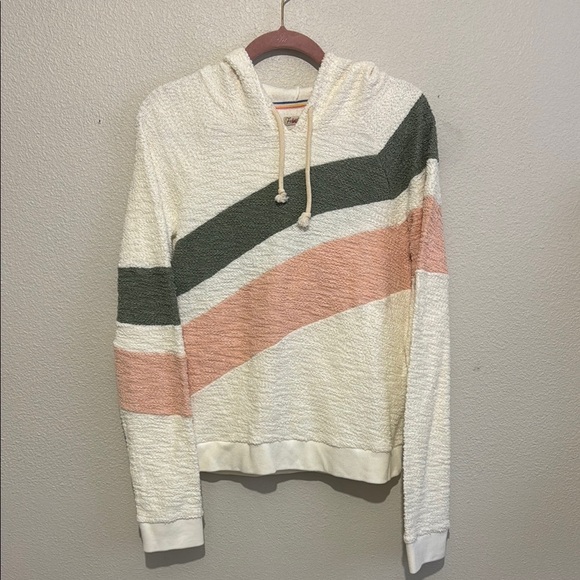 Faherty Vista Reverse Terry Knit Hoodie Cozy Simple Versatile - Picture 2 of 6